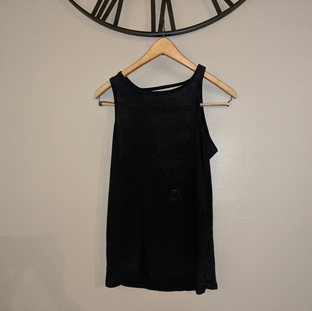 Victoria Sport black tank top with elastic